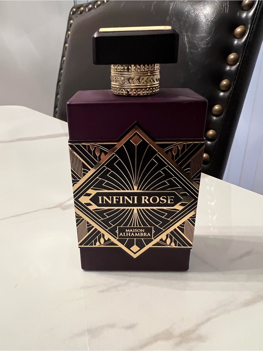 Infini Rose by Maison Alhambra for Unisex - 3.4 oz EDP Spray FULL BOTTLE